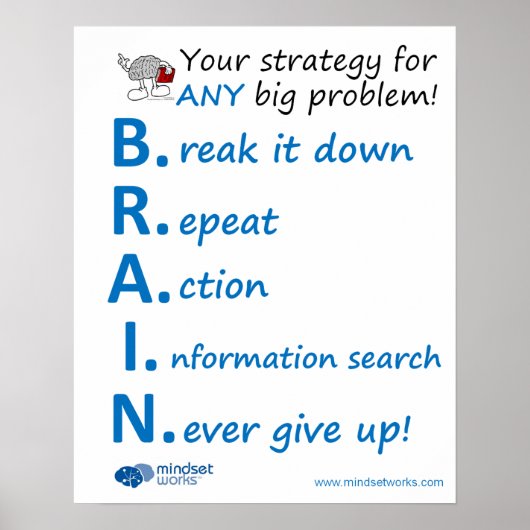 BRAIN Strategy Poster（Mindset Works社） ポスター (正面)