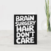 Brain Surgery Recovery Art For Men Women St Brain  カード (正面)