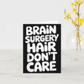 Brain Surgery Recovery Art For Men Women St Brain  カード (黄色い花)