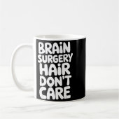 Brain Surgery Recovery Art For Men Women St Brain  コーヒーマグカップ (左)
