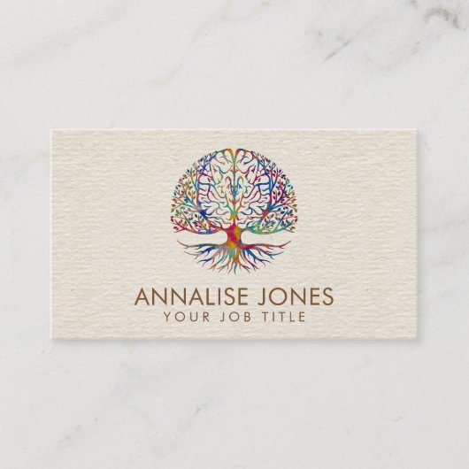 Brain Tree of life – 色彩領域 名刺 (正面)