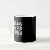 Brain tumor awareness wear gray for dad strong コーヒーマグカップ (正面左)
