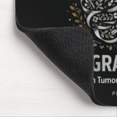 Brain tumor awareness wear gray in may strong マウスパッド (コーナー)