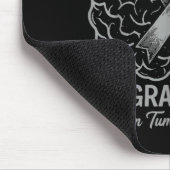 Brain tumor awareness wear gray in may strong マウスパッド (コーナー)