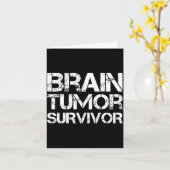 Brain Tumor Survivor For Brain Cancer Awareness Da カード (黄色い花)