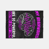 Brain Waves Are So Powerful Doctors Study Them Epi フリースブランケット (正面(横))