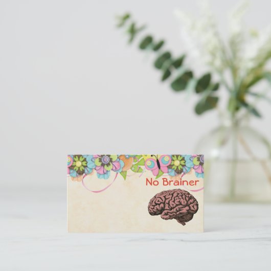 Brainer名刺なし 名刺 (スタンド正面)