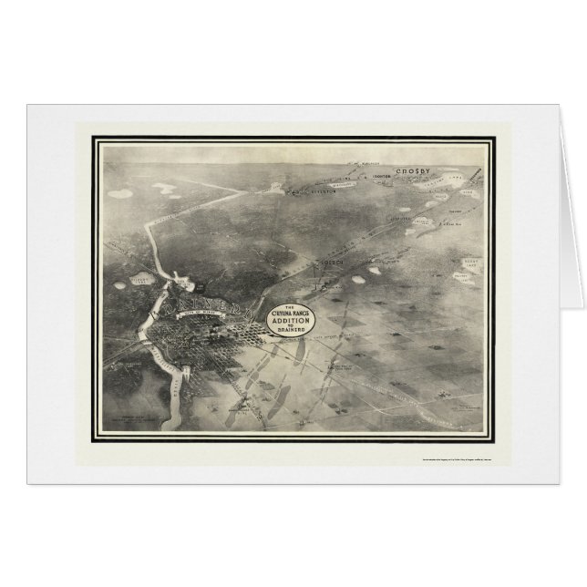 BrainerdのMNのパノラマ式の地図- 1914年 (正面横)