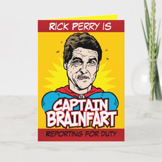 Brainfart Card Rick Perryの大尉 カード (正面)
