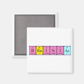 Brainiac周期表名磁石 マグネット (正面/裏面)