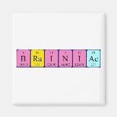 Brainiac周期表名磁石 マグネット (正面)