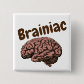 Brainiasボタン 缶バッジ (正面)