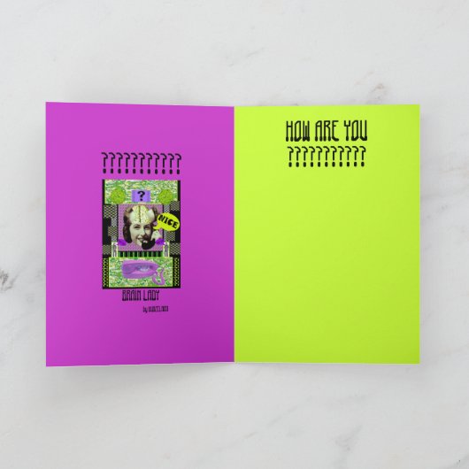 BRAINLADYの挨拶状 カード (内部)