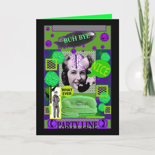 BRAINLADYカードBUH BYE カード (正面)