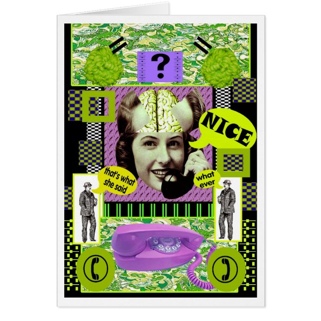 BRAINLADY CARD*NICE* (正面)