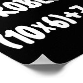 Brainrot 67 Meme 6-7 Funny Math Teacher  ポスター (角)