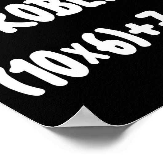 Brainrot 67 Meme 6-7 Funny Math Teacher  ポスター (角)