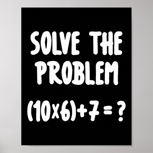 Brainrot 67 Meme 6-7 Funny Math Teacher  ポスター (正面)