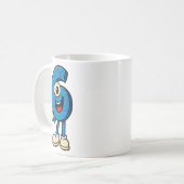 Brainrot 67 Meme Six Seven 6-7 Funny Internet Joke コーヒーマグカップ (正面左)