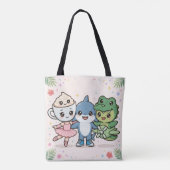 Brainrot Best Friends Squad Tote トートバッグ (裏面)