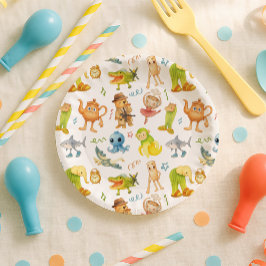 Brainrot Meme Birthday Party ペーパープレート