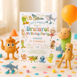 Brainrot Meme Birthday Party 招待状