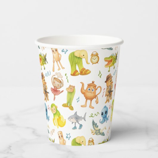 Brainrot Meme Birthday Party 紙コップ (裏面)