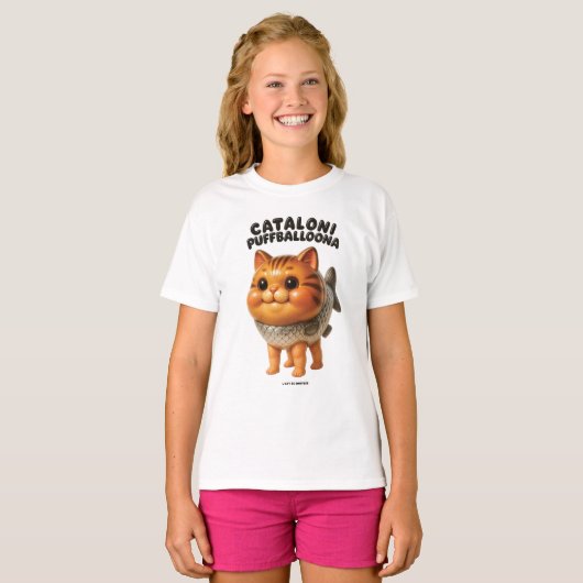 Brainrot POP | Cataloni Puffballoona Tシャツ (正面フル)
