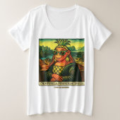 Brainrot POP Chimpabella Feminimini Smiles プラスサイズTシャツ (デザイン正面)