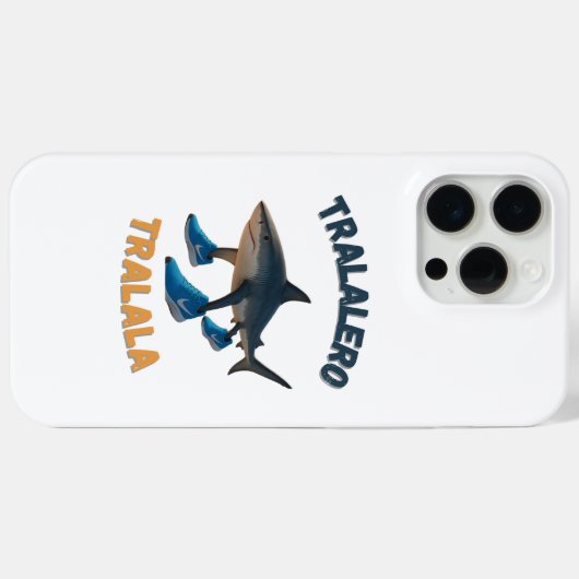BrainRots TralaleroTralala The Three-Legged Shark Case-Mate iPhoneケース (裏面 (横))