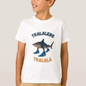 BrainRots TralaleroTralala-The Three-Legged Shark Tシャツ (正面)