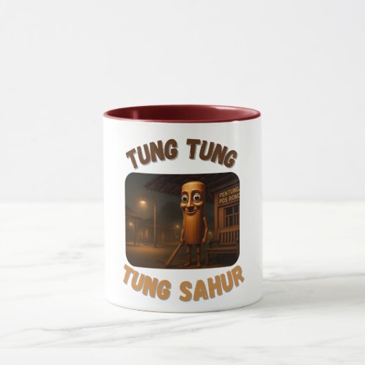 BrainRots Tung Tung Tung Sahur  マグカップ (中央)