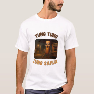 BrainRots Tung Tung Tung Sahur Tシャツ