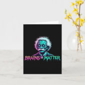 Brains =ステッカー カード (黄色い花)