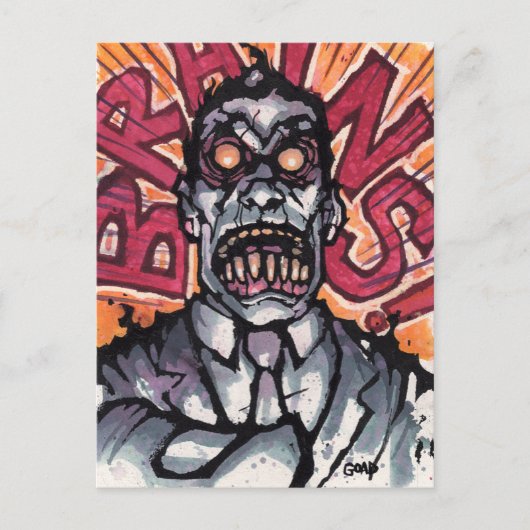Brains!ポストカード – Goad ポストカード (正面)