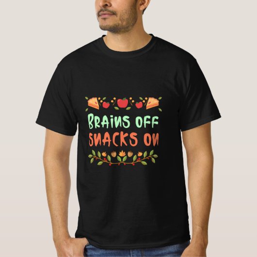 Brains Offスナック学校給食ブレイクTシャツ Tシャツ (正面)