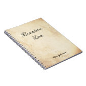 Brainstormゾーンノートブ素朴ック ノートブック (右側)