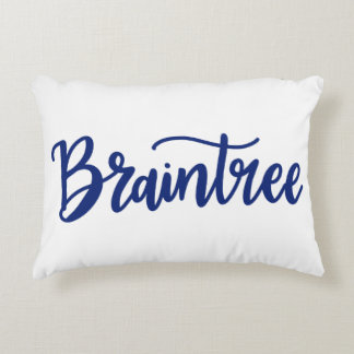 Braintree優美なスクリプト枕 アクセントクッション