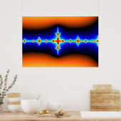 Brainwave – フラクタル ポスター (キッチン)