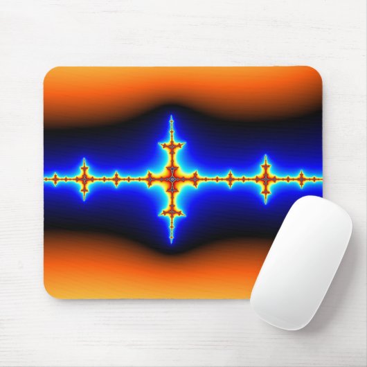 Brainwave – フラクタル マウスパッド (マウス)