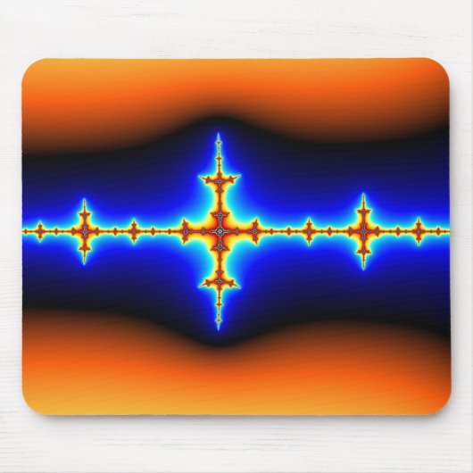 Brainwave – フラクタル マウスパッド (正面)