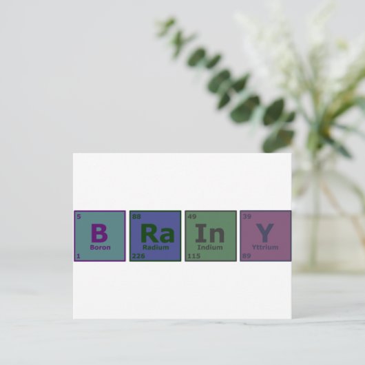 Brainy ポストカード (スタンド正面)