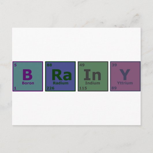 Brainy ポストカード (正面)