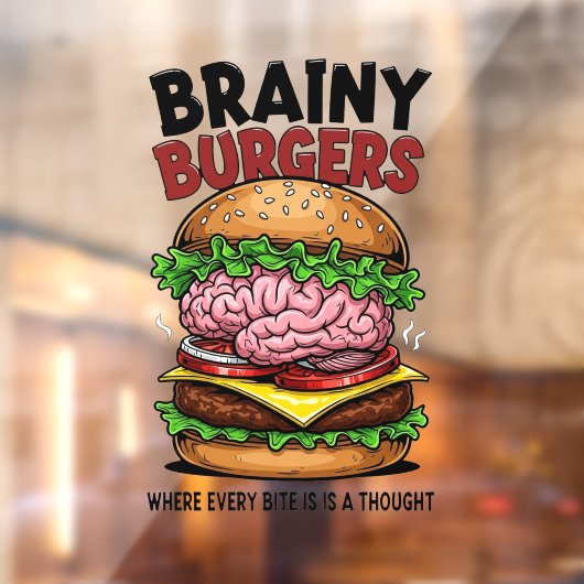 Brainy Burgers ウィンドウサイン (シート2)