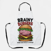 Brainy Burgers エプロン (正面)