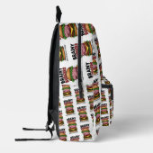 Brainy Burgers Backpack プリントバックパック (左)