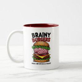 Brainy Burgers Coffee Mug ツートーンマグカップ