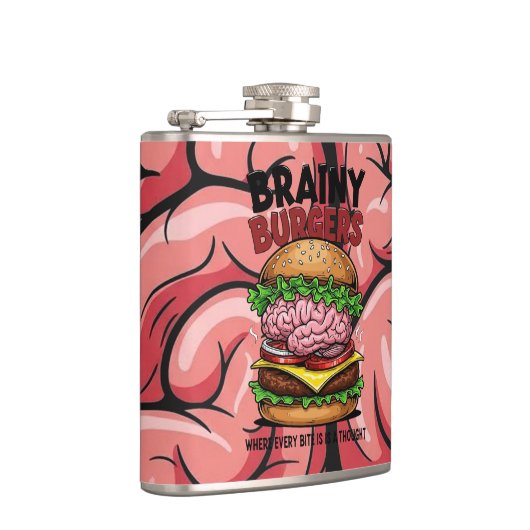 Brainy Burgers Flask フラスク (右)