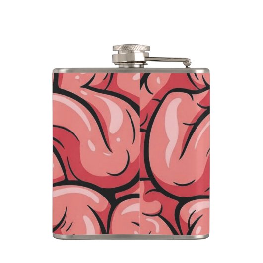 Brainy Burgers Flask フラスク (裏面)