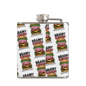 Brainy Burgers Flask フラスク (裏面)